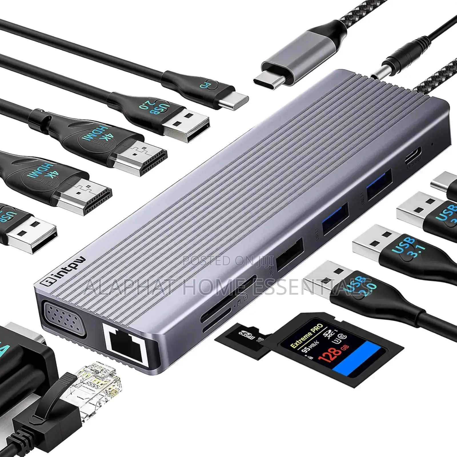 14in1 USB-C Multi Function Docking Station