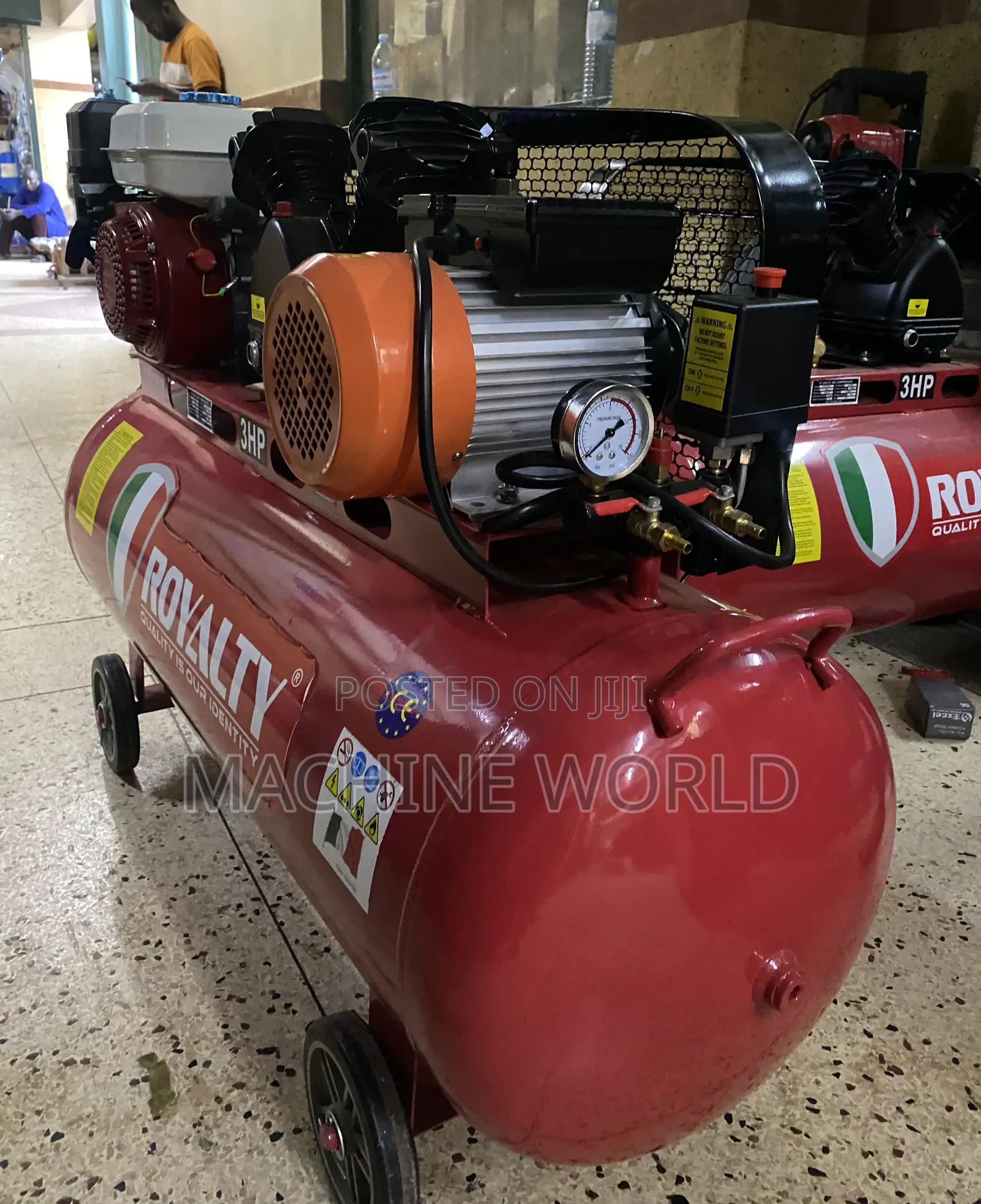 Paint Spraying /Tyre Inflator Compressor 200ltrs