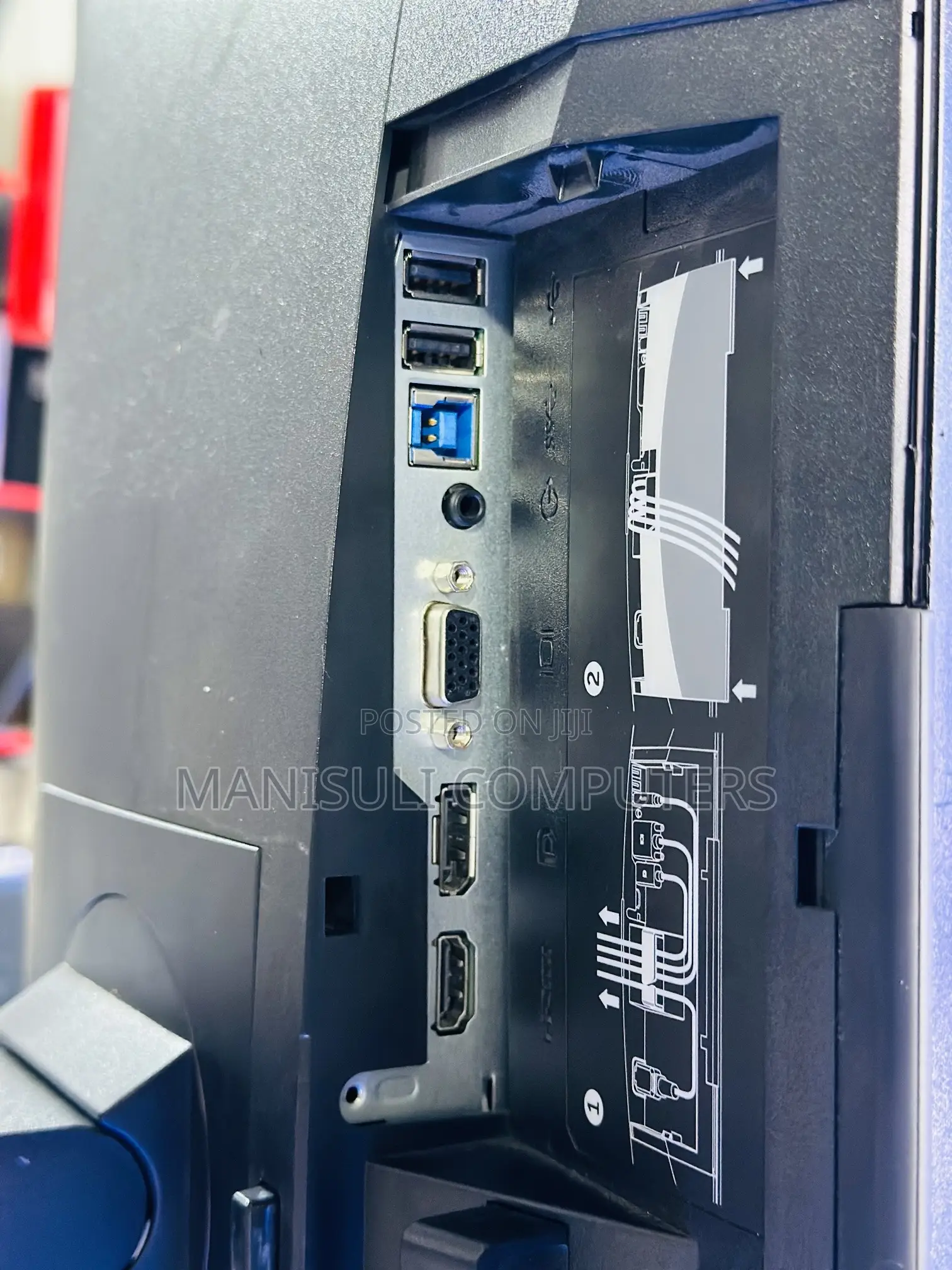 Monitor Dell Ips 22 Inch Screen Ips VGA , USB 3.0, HDMI,