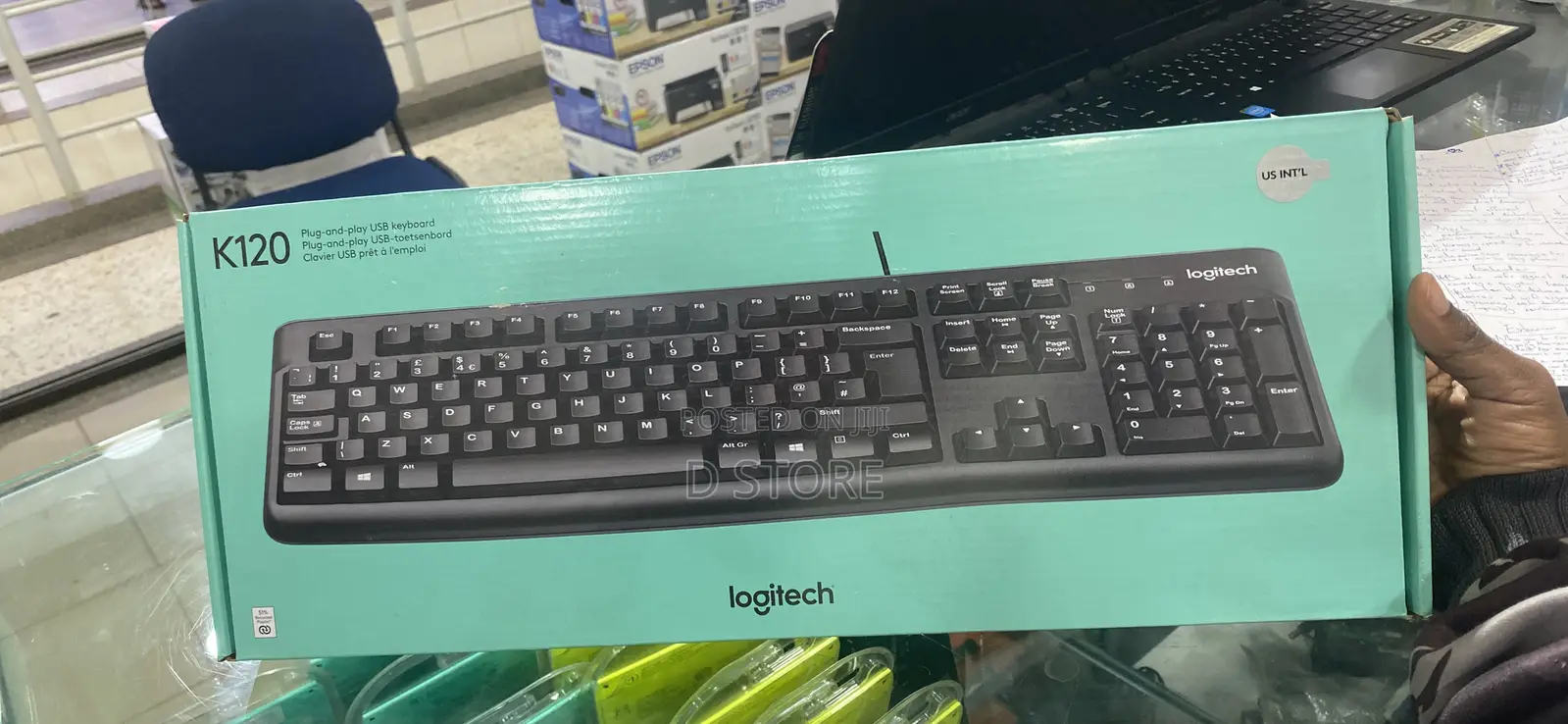 K120logitech Wired Keyboard