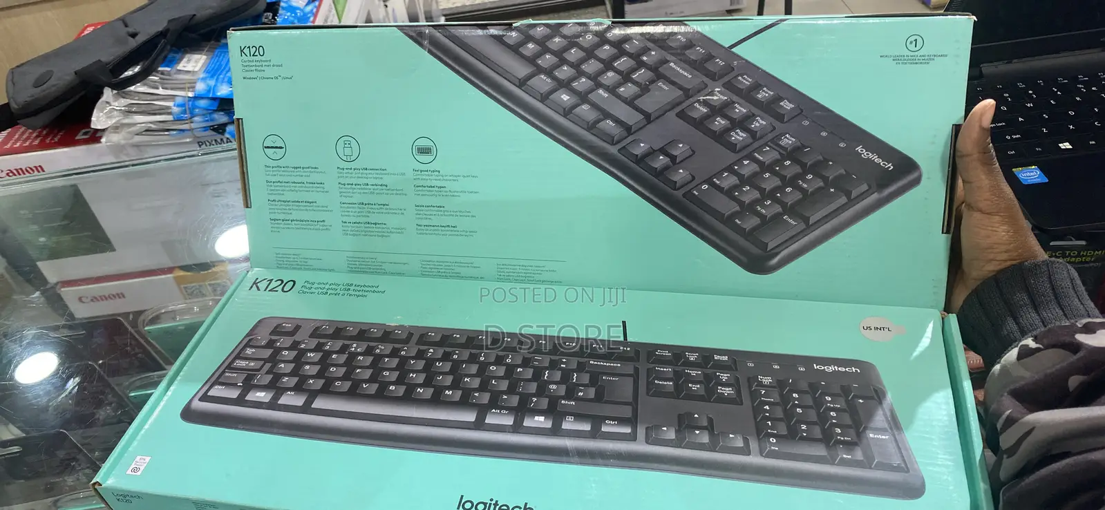K120logitech Wired Keyboard