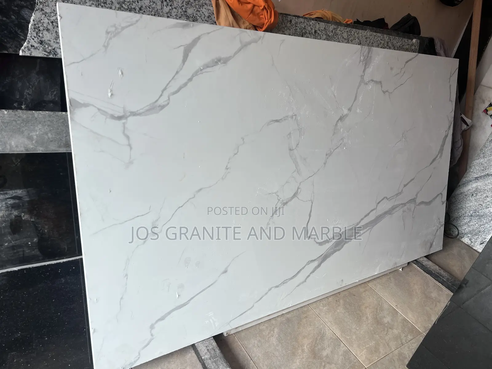 S White Marble Top
