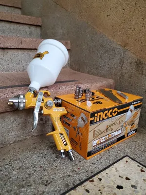 Ingco Air Spray Gun With Plastic Cup.