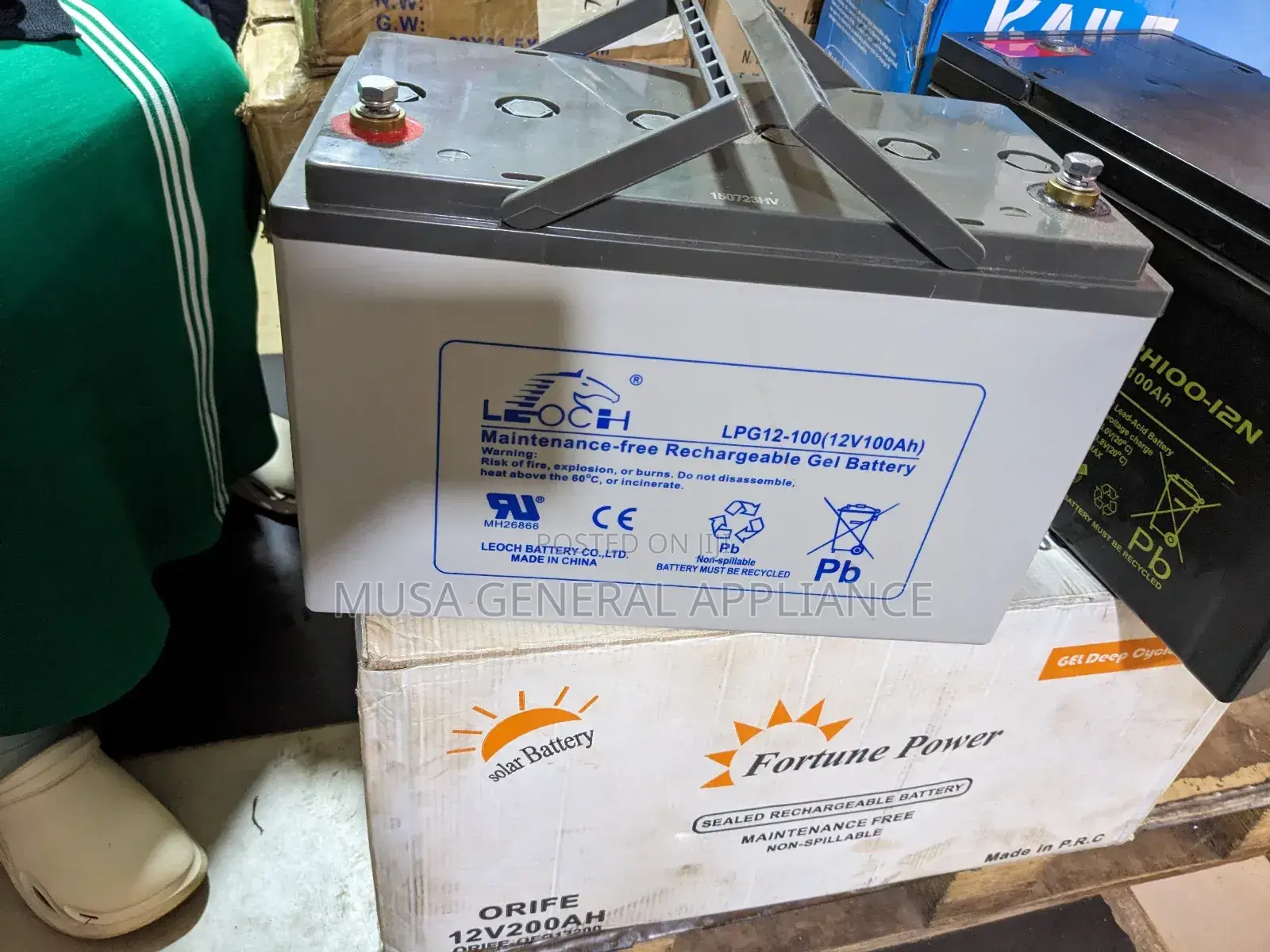 Leoch Battery 12v 100AH