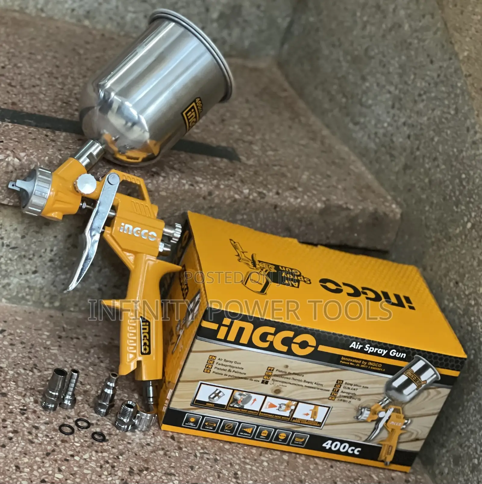 Air Spray Gun Ingco 400cc