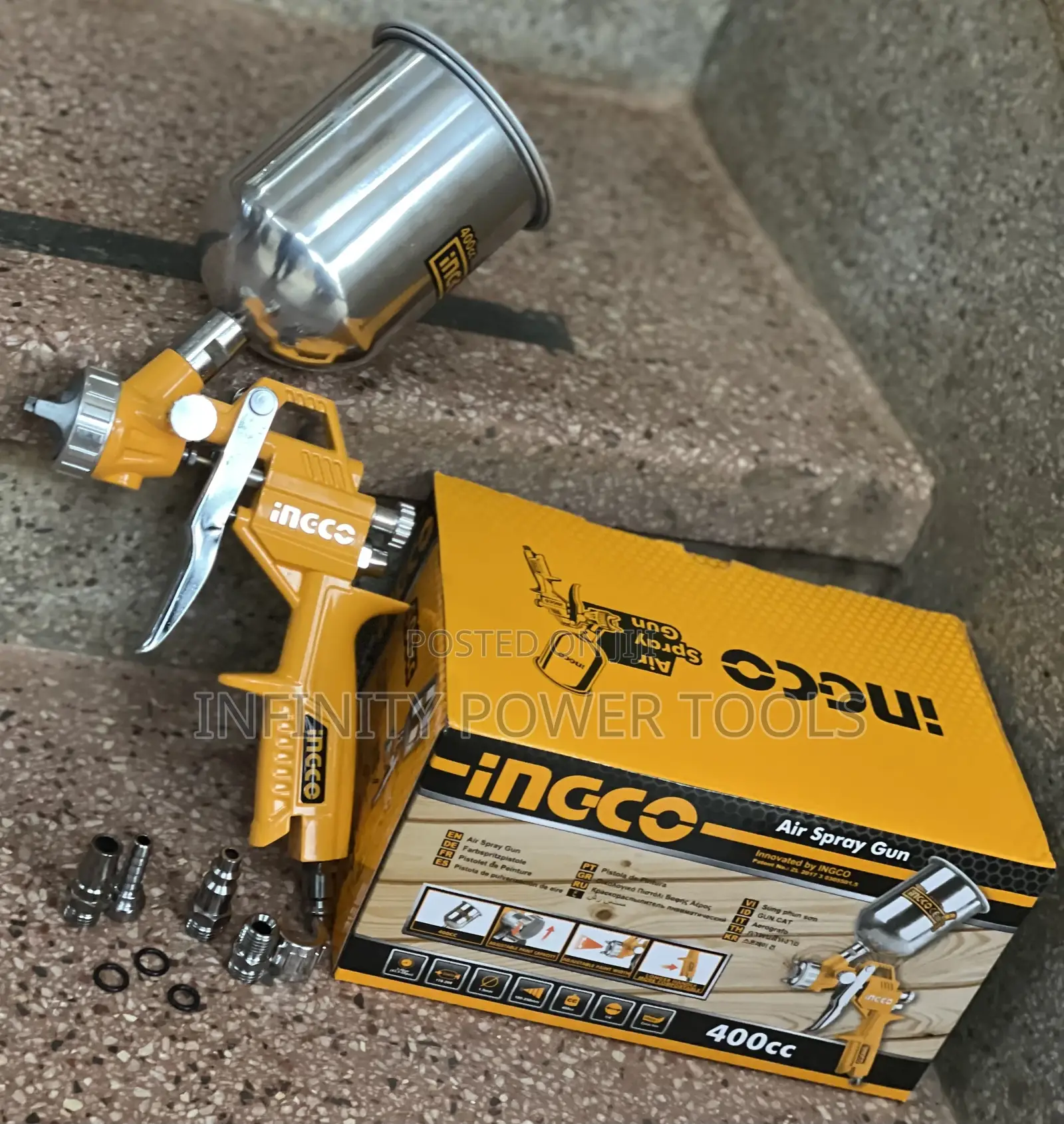 Air Spray Gun Ingco 400cc