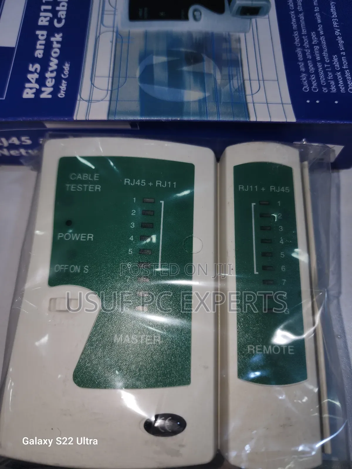 Rj45 and Rj11 Network Cable Tester