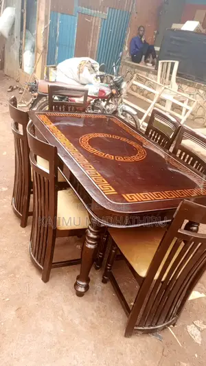 6seater Mahogany Dinning Table Readily Available