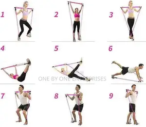 Exercise Stick With Foot Loop for Total Body Workout