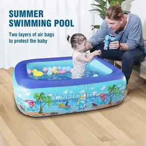 Kids Pool Inflatable Toy Frame Pool Garden Childre