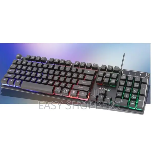 USB Wired Gamer Kit RGB Keyboard and Mouse Combo