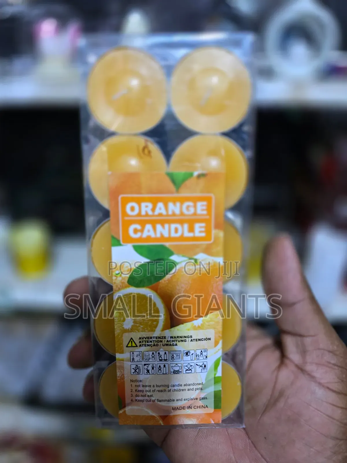 10pcs Colorful Plain Thin- Thick Fragrant Aroma Candles