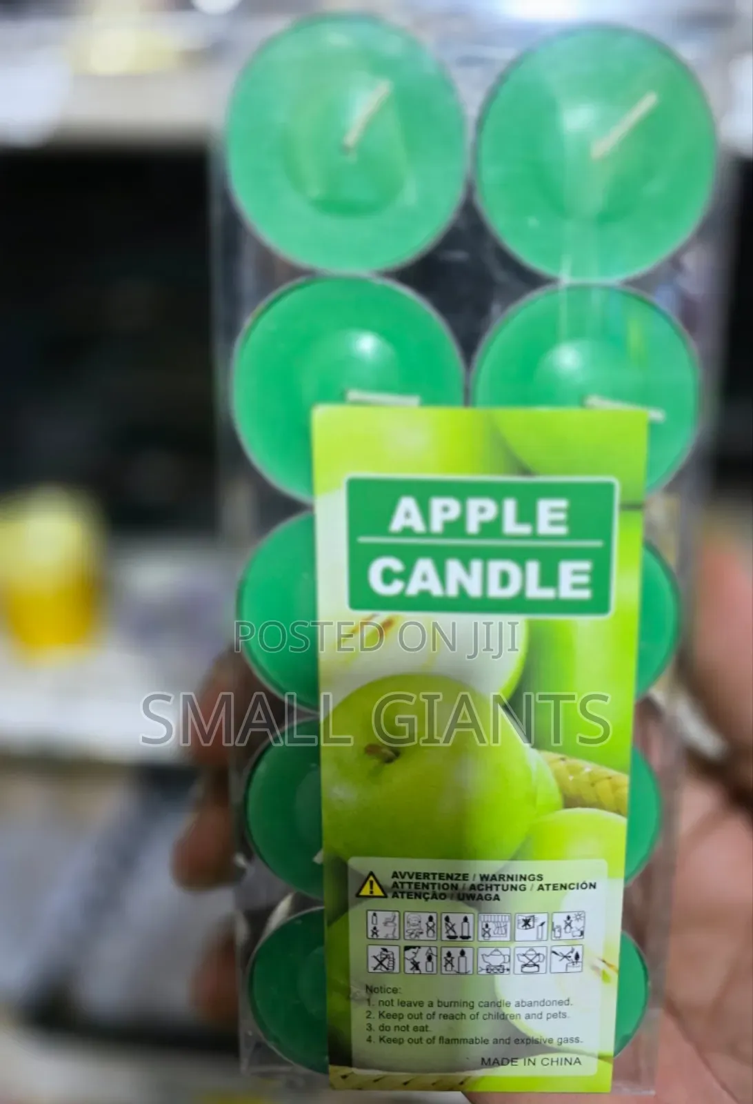 10pcs Colorful Plain Thin- Thick Fragrant Aroma Candles
