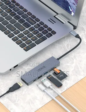 Vidvie 6 in 1 Type C Hub Docking Station