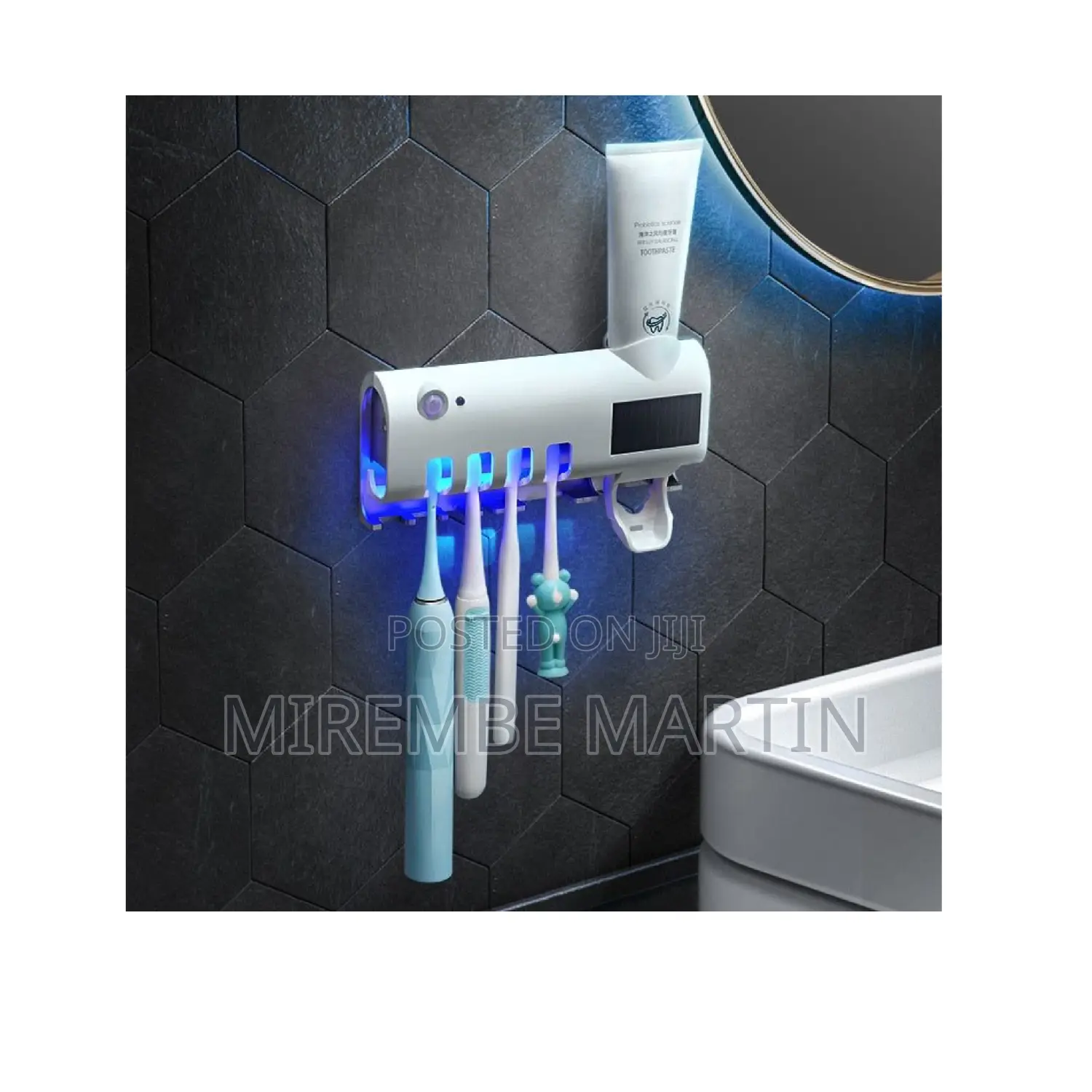 Smart Automatic Toothpaste and Toothbrush Holder.
