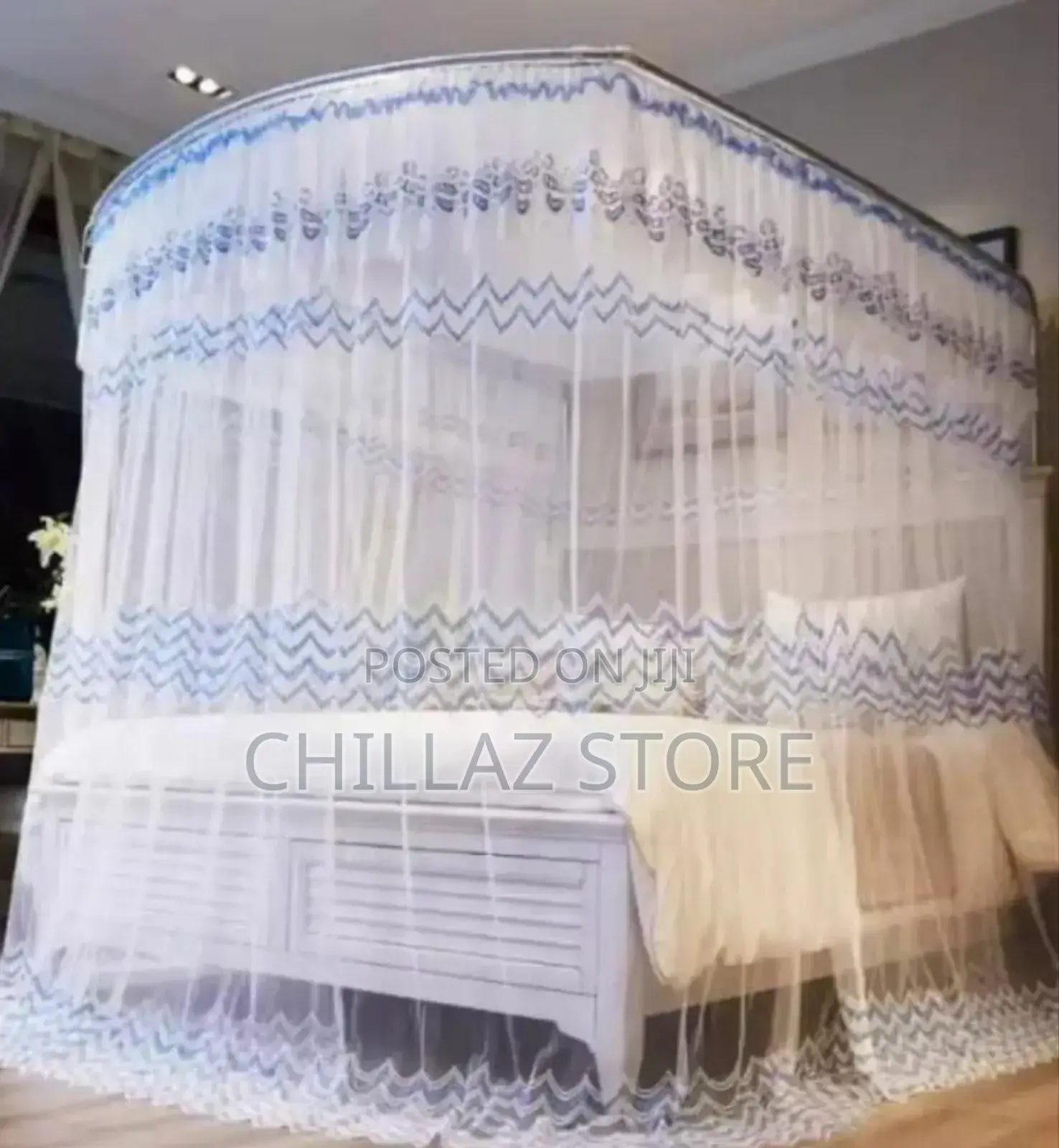 Adjustable 2 Stand Mosquito Net