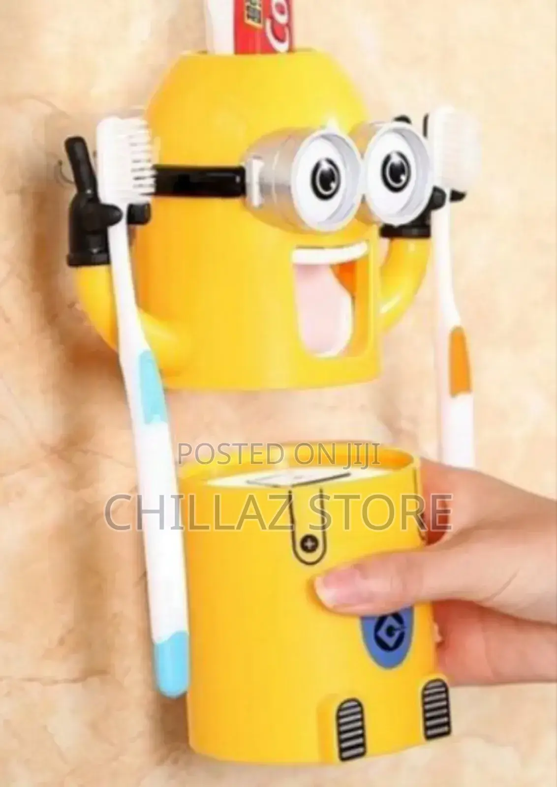 Mounted Kids Toothbrush Holder