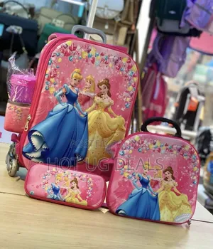 Kids Cartoon Backpack Set Of 3 Piece Kids School Bag