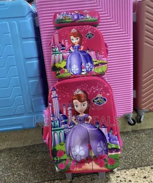 Kids Cartoon Backpack Bag Set of 3 Pieces