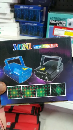 LED Mini Stage Light Laser Projector Disco Bar Stage Light
