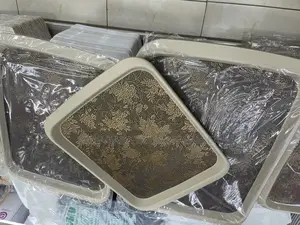 3pc Set of Rubber Trays