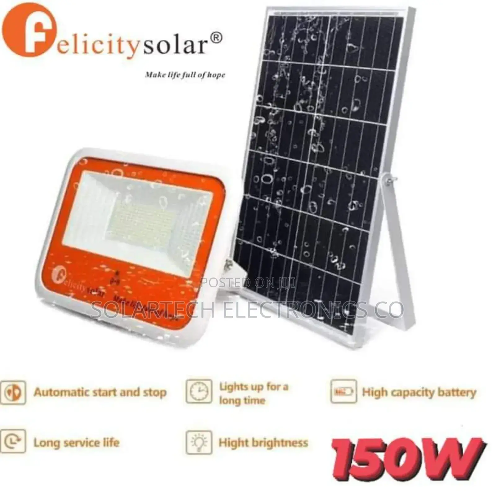 150W Solar Flood Lights Felic