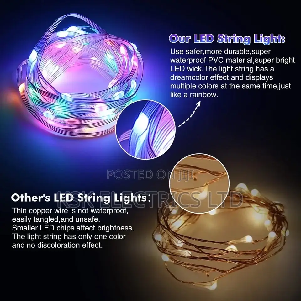 5m 10m 20m Smart LED String Lights Fairy Light