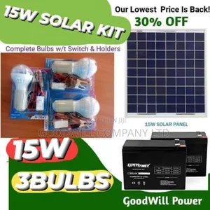 15w Solar Kit With German Solar Panel