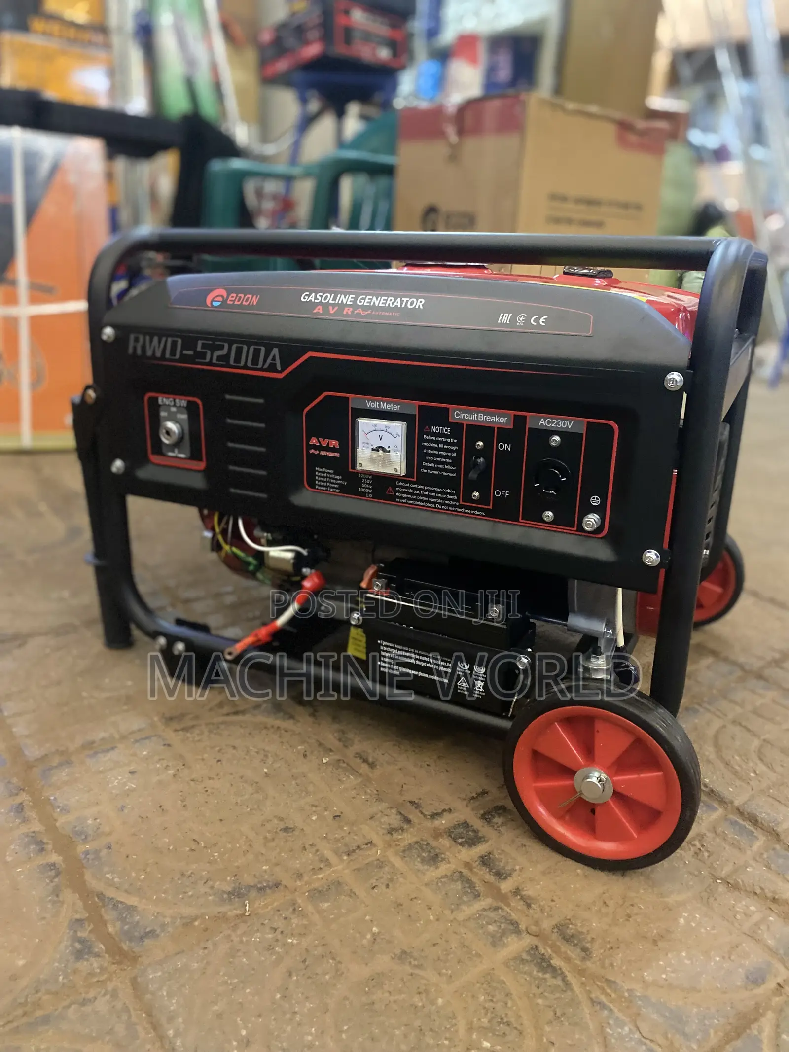 Generator 100%Copper 5200A With Wheels and Handles