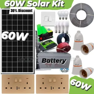 60w Solar Kit With German Solar Panel