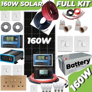 160w Solar Kit With German Solar Panel