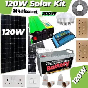 120w Solar Kit With German Solar Panel