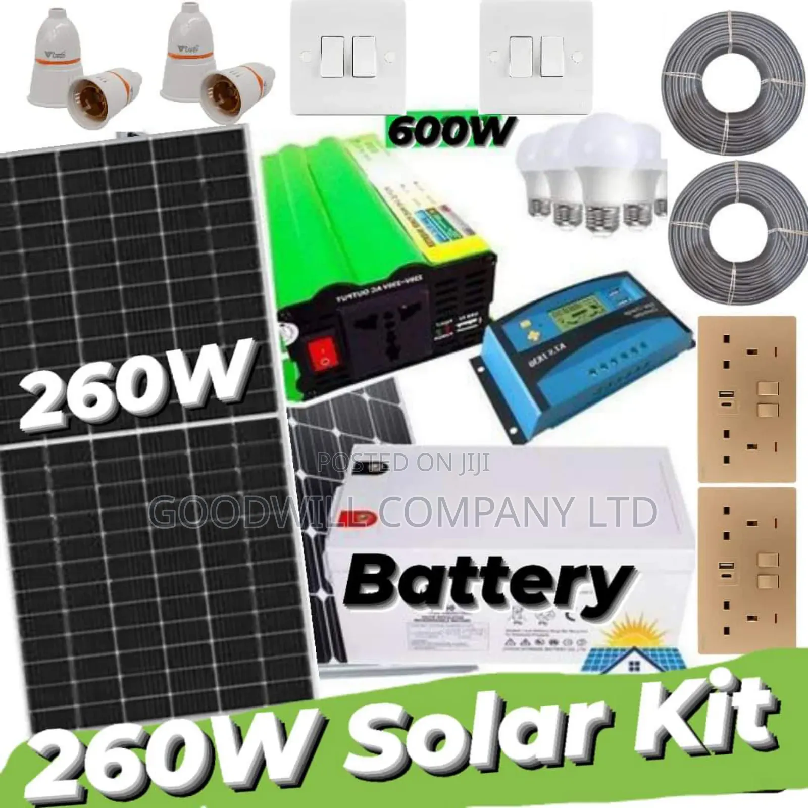 260w Solar Kit With German Solar Panel