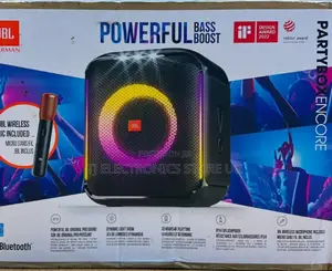 Party Box Encore Powerful Base Boost JBL Speaker With 2mics