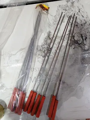 6pcs Heavy Duty Long Barbecue Skewers