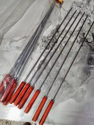 6pcs Heavy Duty Long Barbecue Skewers