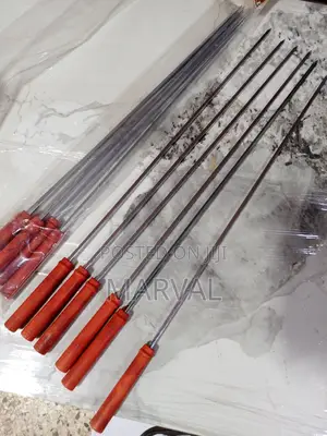 6pcs Heavy Duty Long Barbecue Skewers
