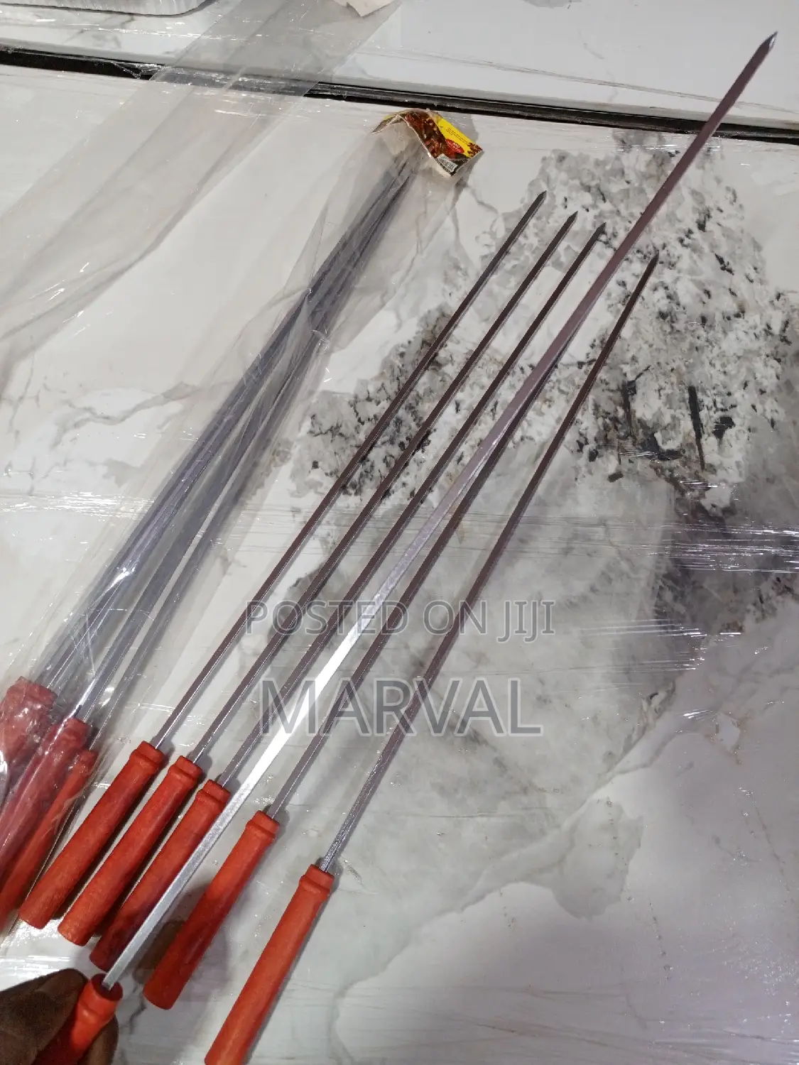 6pcs Heavy Duty Long Barbecue Skewers
