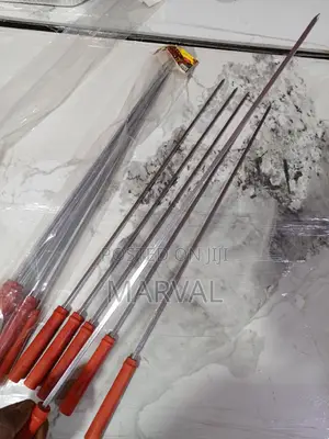6pcs Heavy Duty Long Barbecue Skewers