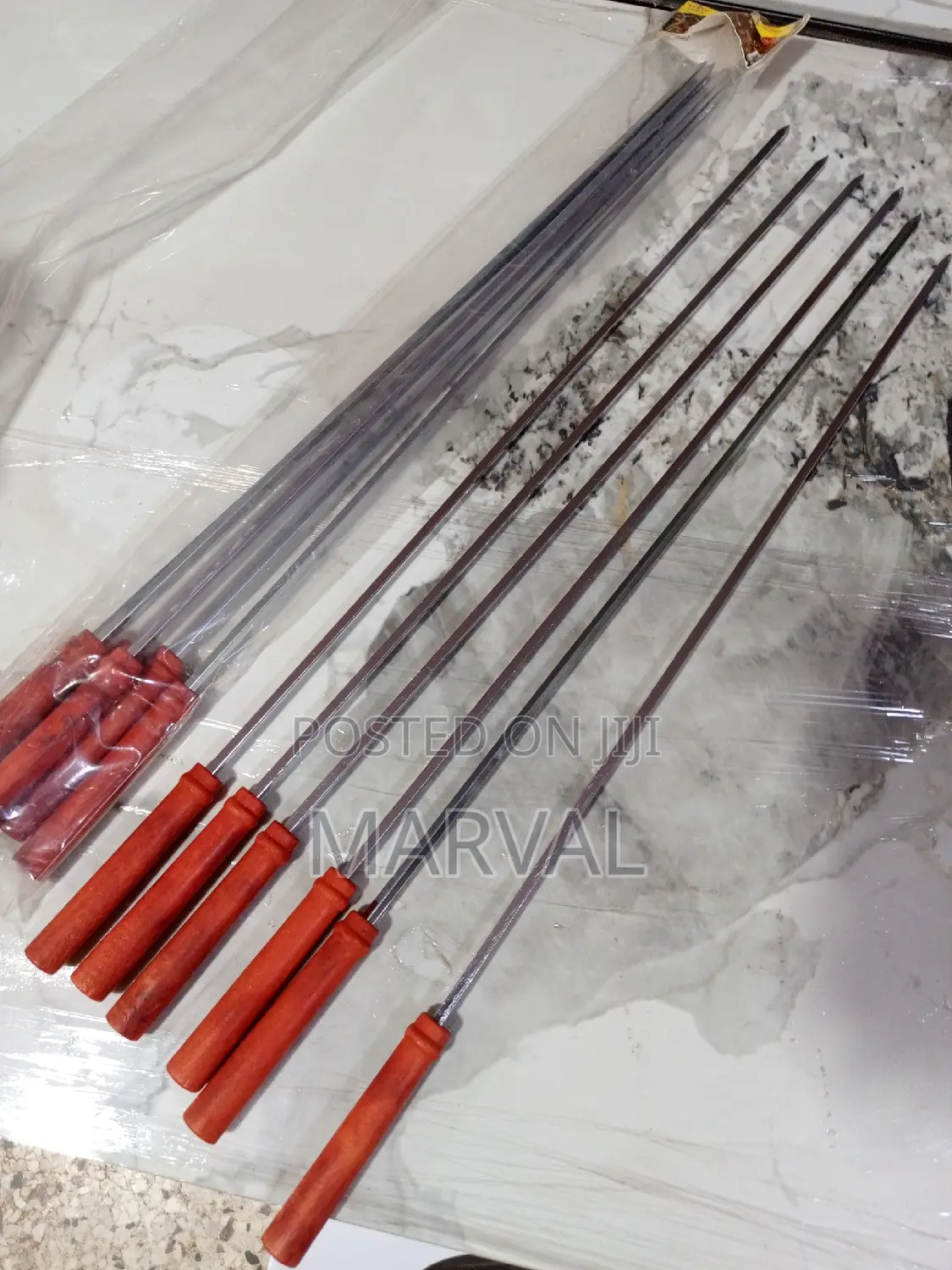 6pcs Heavy Duty Long Barbecue Skewers