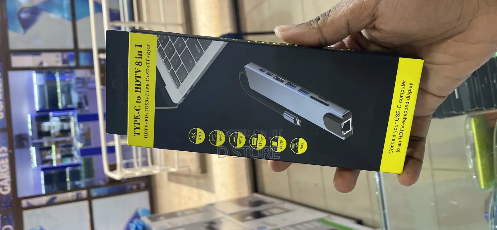 Type C to HDTV 8 in 1