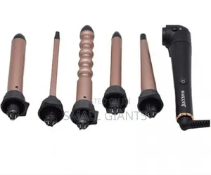 5in1 Multifunctional Interchangeable Ceramic Hair Curler Set