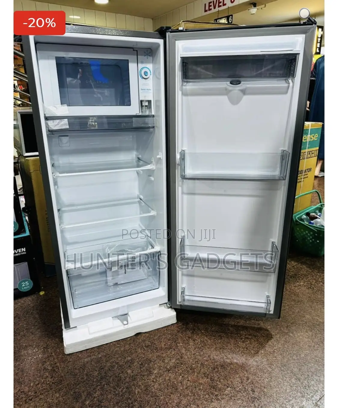 Hisense 229 Litres Single With Water Dispenser Fridge