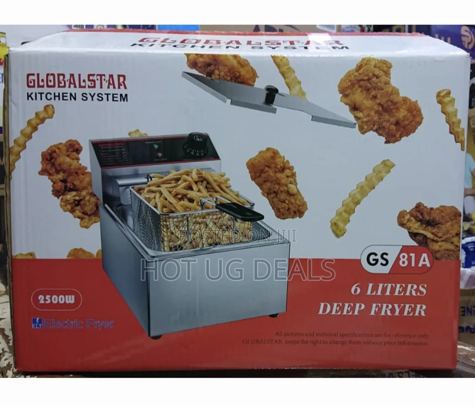 Commercial 6l Electric Deep Fryer - Silver