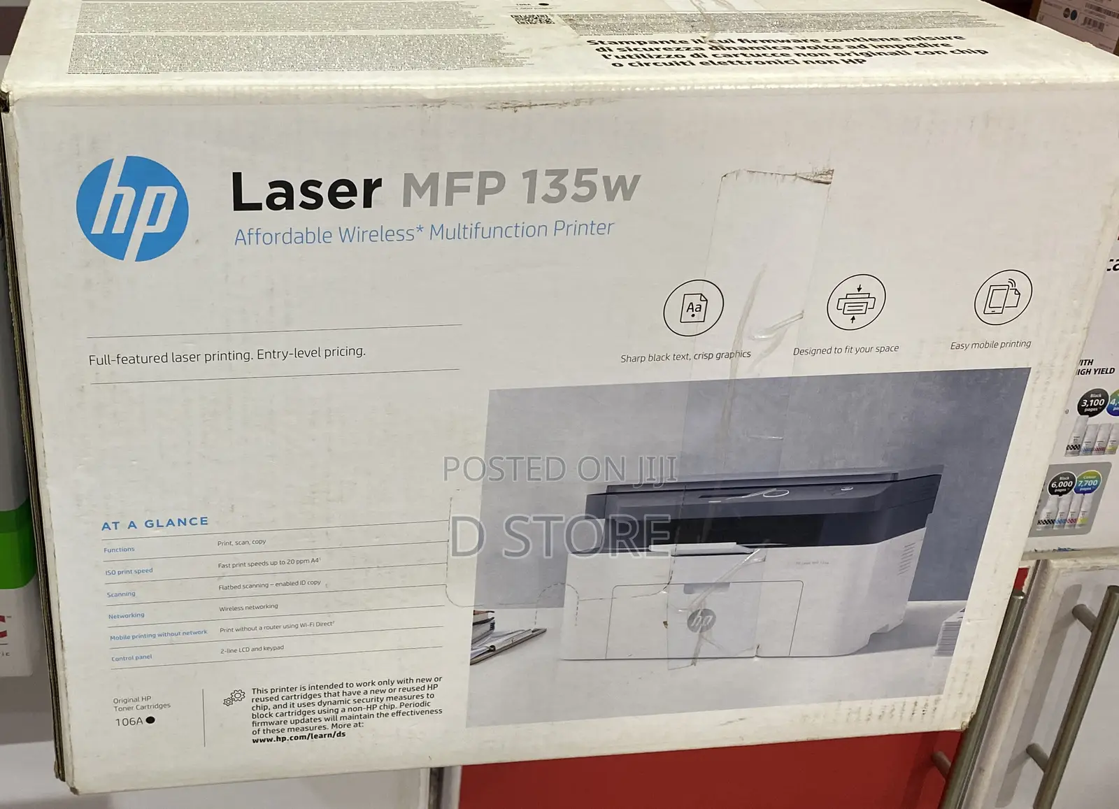 Hp Laser MFP 135w Printer