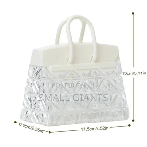 Crystal Transparent Small Bag Night Table Lamp