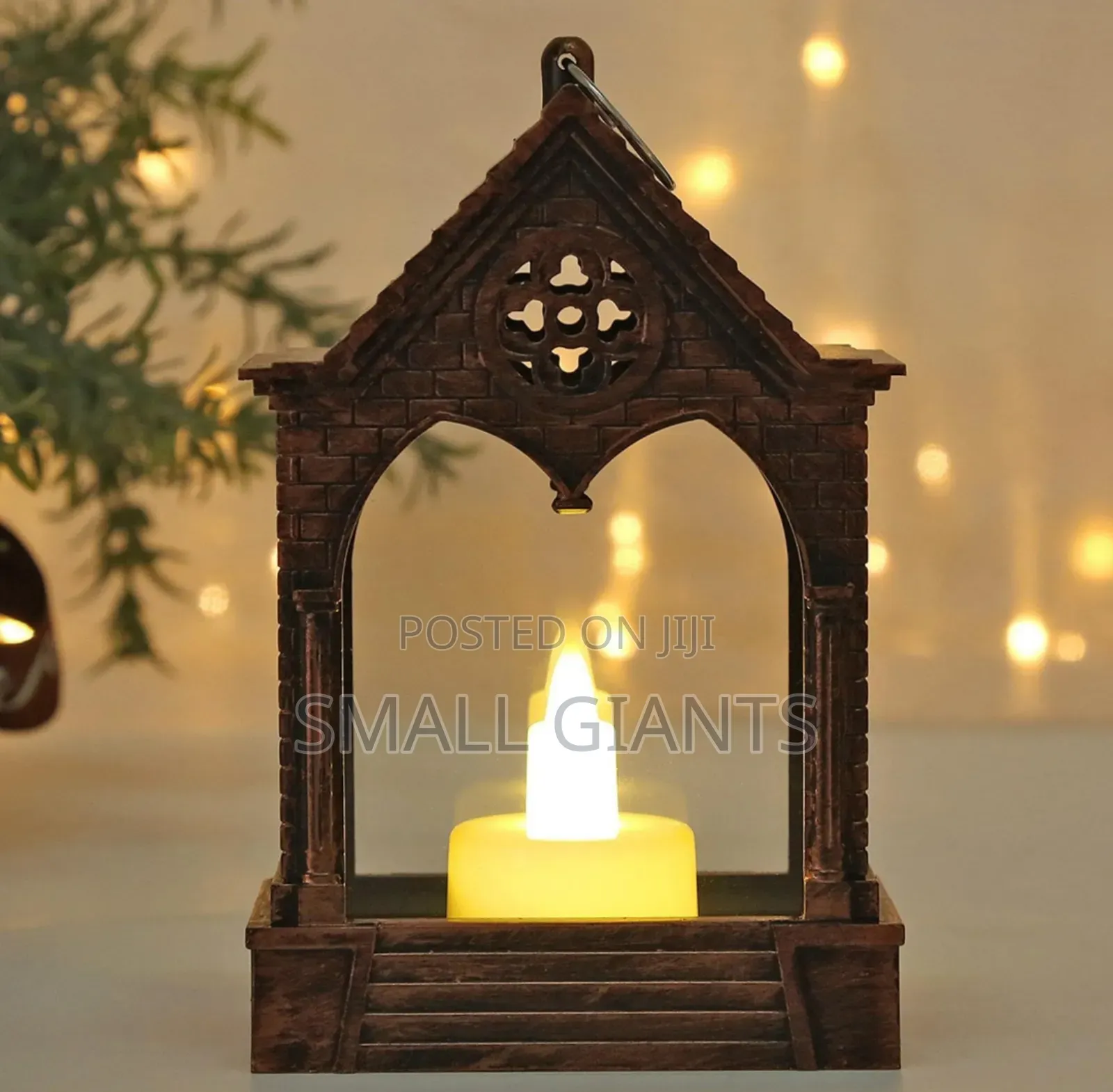 Flickering Flame LED Candle Lantern
