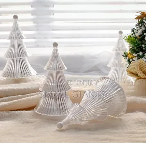 Crystal Christmas Tree Desktop Ornaments Small Table Lamp