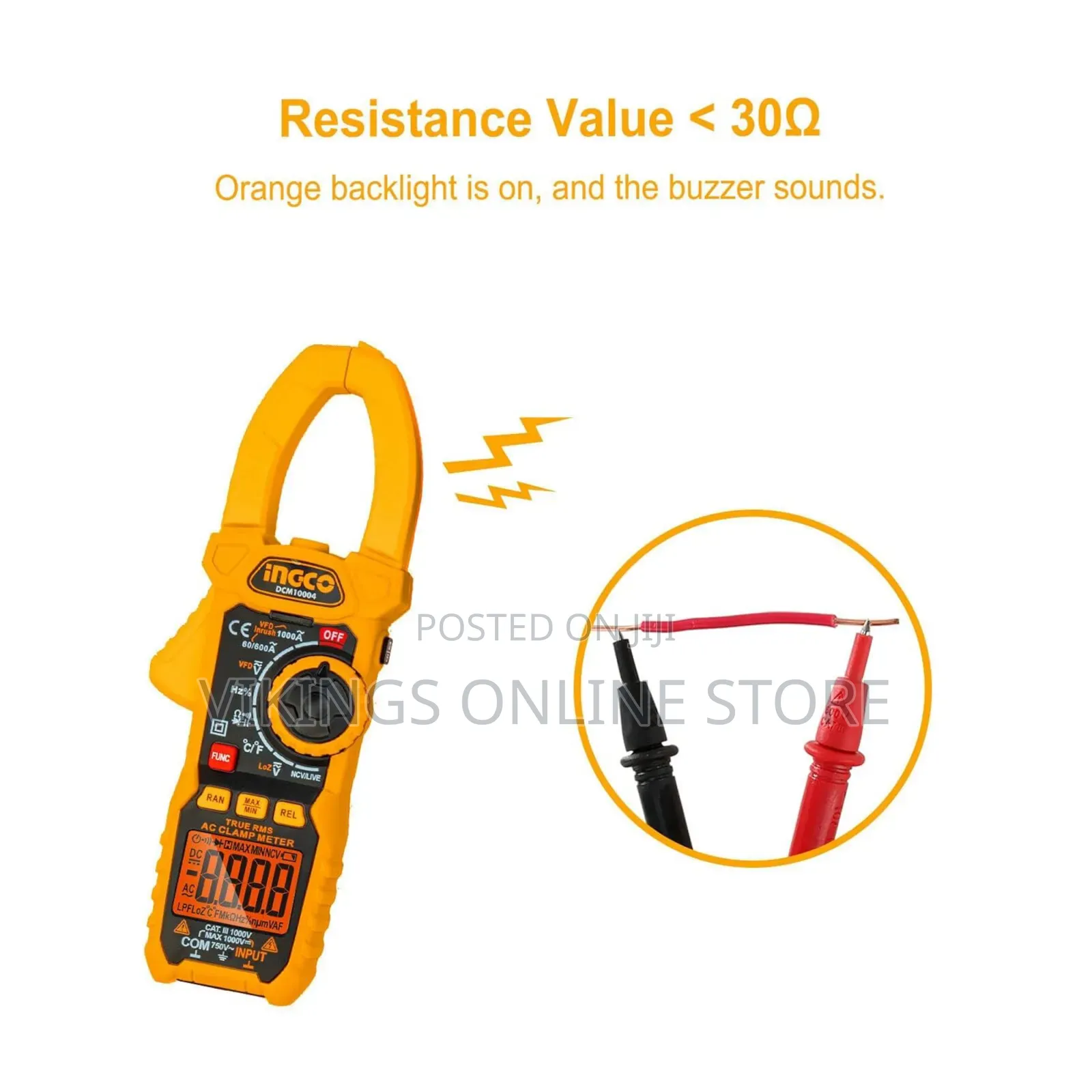 1000A Ingco Digital DC/Ac Clamp Meter