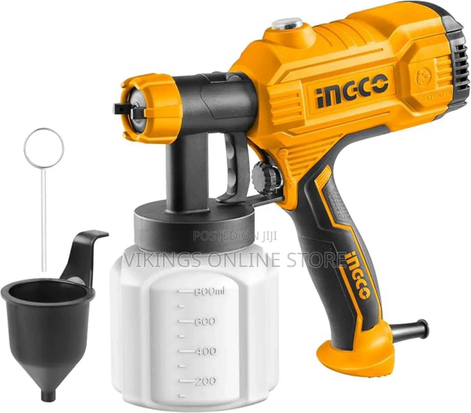 INGCO Paint Sprayer Corded Spray Gun 450W 800ml